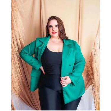 Imagem de Blazer Plus Size Modas/Moda Feminina Tendência Verão  - Nanda Fashion 