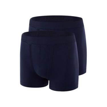Imagem de Kit com 2 Cuecas Boxer Trifil 4620, Azul marinho, G