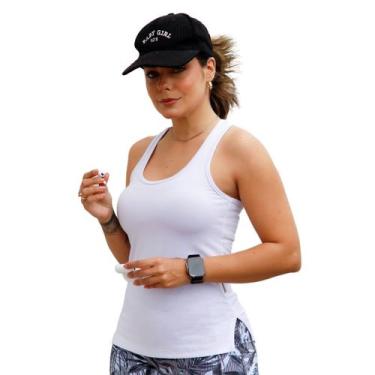 Imagem de Regata Blusinha Tapa Bumbum Viscose Grossa Básica Fitness - LUFRAN, G,