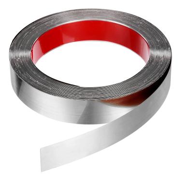 Imagem de Revestimento de parede Peel and Stick Molding Trim Frame em aço inoxidável