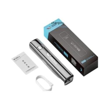 Imagem de Mini Lanterna Tática LED Ultra Brilhante 400lm - Power Bank com 3 Modo