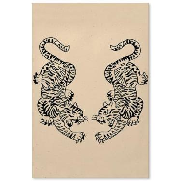 Imagem de WLZWD ni Pôster de coquetel vintage bebida alcoólica arte de parede vintage bar carrinho decoração frutas laranja impressões em tela para sala de jantar cozinha decoração de parede 40,6 x 61 cm sem