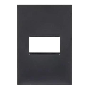 Imagem de Placa 1 Posto 4X2 Preta 618501PT - Legrand Pial PLUS +