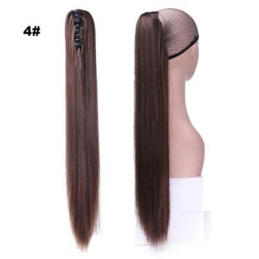 Imagem de Rabo de Cavalo Liso 70cm Varias Cores - GM HAIR, castanho