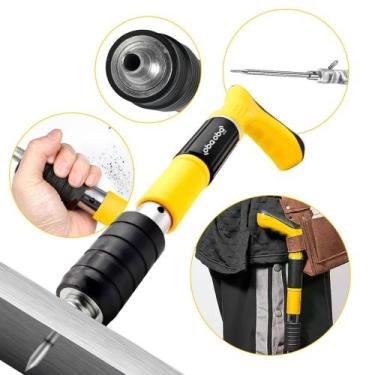 Imagem de Rebitadeira de Fixação Finca Pino Oba Oba Mix com 20 Pinos e Equipamen