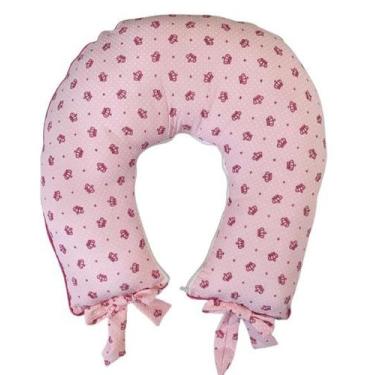 Imagem de Almofada de Amamentação Super Confortável- Coroa Perola Rosa - Jandis 