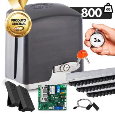 Imagem de Kit Motor Do Portão Residencial PPA Dz Rio 800 Jetflex Ultrarrápido + 