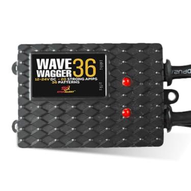 Imagem de Stop-Alert Wig Wag 36 Padrão Wagger - Módulo de Faróis 10 AMPS Alternado Eletrônico Kit Relé Pesado para Caminhões, Carros de Polícia e Ambulância - LED e Outras Luzes 12-24V