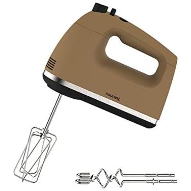 Imagem de Batedeira de Mão Elétrica com 5 Velocidades e Acessórios em Aço Inoxidável, 250W, 110v, COURANT CHM1560BR, Marrom