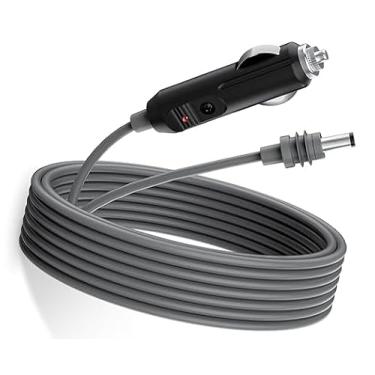 Imagem de Starlink Mini cabo de alimentação CC 3 em 1 3 m/3 m 12-24 V DC macho para USB tipo-C cabo de cigarro de carro, à prova d'água, acessórios de substituição Starlink Mini DC (1 peça) (isqueiro para DC