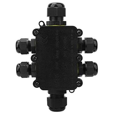 Imagem de Caixa de Junção à Prova d'água, Caixa de Fiação de Conexão Subaquática 5m 450V AC 24A Caixa de Projeto Ao Ar Livre Caixa Elétrica à Prova d'água, para Luzes Subaquáticas e Uso Ao Ar Livre (4 Way)