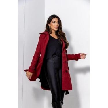 Imagem de Casaco Sobretudo OUTONO INVERNO Moda Feminina-Feminino