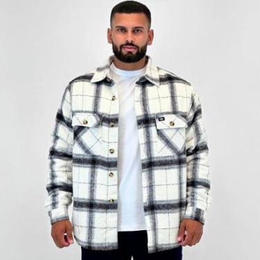 Imagem de Camisa Mormaii Xadrez Flanela com Sherpa Masculina-Masculino
