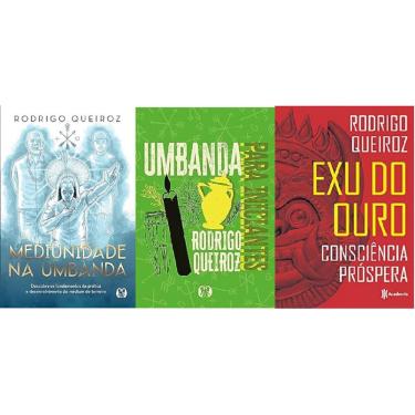 Imagem de Kit 3 Livros Rodrigo Queiroz Mediunidade Na Umbanda +