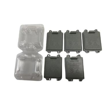 Imagem de Jingelmall Novo pacote com 5 capas protetoras de soquete de CPU para Intel LGA17XX LGA18XX Series + 5 unidades de capa protetora para CPU para série LGA 1700 1800