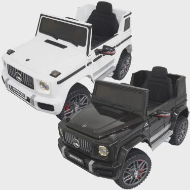 Imagem de Mini Carro Elétrico Infantil Criança 12V Mercedes G63 Amg Controle Remoto Motorizado Brinqway BW-124