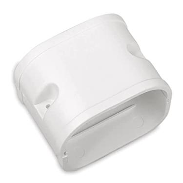 Imagem de Cestluck Acoplador W de 12,7 cm, conector de acoplamento, conjunto de linha de PVC decorativo, peças acessórios para mini condicionadores de ar divididos sem dutos, AC central e bombas de calor
