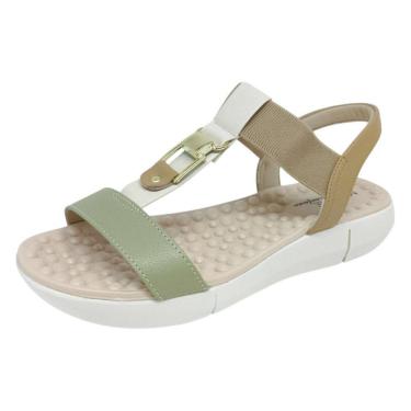 Imagem de Sandália Feminina Ultra Conforto Circulação Flatform Modare
