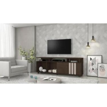Imagem de Rack Atraente Para Tv 70" JCM Movelaria - Café Soft/Off
