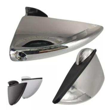 Imagem de Prateleira Bico Tucano Suportes Médio Kit 2 Vidro Madeira - Henrique F