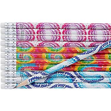 Imagem de Lápis Tie Dye | 24 unidades | Conjunto de lembrancinhas de festa