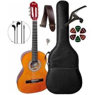 Imagem de KIT Violão Infantil Nylon Giannini N6 N + Capa Luxo E Acessórios