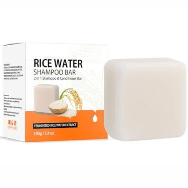 Imagem de VSTYLE Sabonete De Limpeza Facial E Corporal Antiqueda Água Arroz Artesanal - Controle Oleosidade, Fragrância Suave Para Homens Mulheres, Hidratação Pele Cabelo