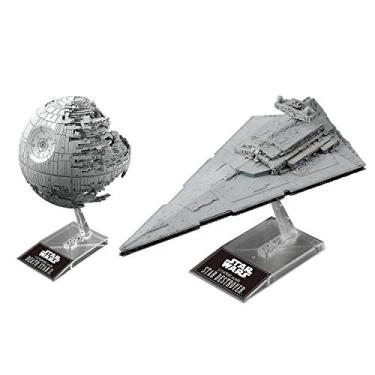 Imagem de Bandai Star Wars Plastic Model Death Star II 1/2.700.000 e Star Destroyer 1/14.500 "Star Wars"