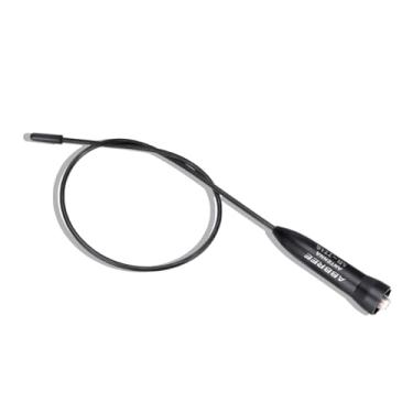 Imagem de ABBREE Antena de rádio amador AR-771S SMA-fêmea 39 cm banda dupla VHF/UHF antena chicote macio de alto ganho para Baofeng UV-5R BF-F8HP Pro 5RM AR-152 K5PLUS GM21 UV-5G Plus GM-15PRO Acessórios de