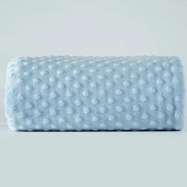 Imagem de Cobertor Hug Duplo Dots Azul Bebê