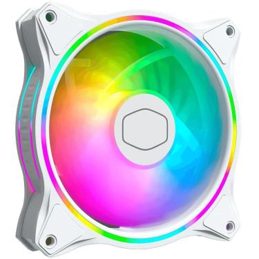 Imagem de Fan Para Gabinete Masterfan Mf120 Halo White Edition Rgb