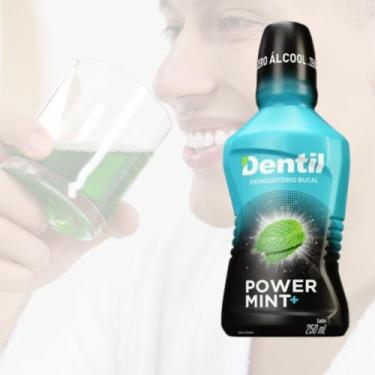 Imagem de Enxaguante Bucal Dentil Power Menta 250ml - Refrescância e Cuidado Ora