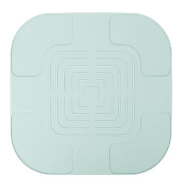 Imagem de lasuroa Almofada Resistente ao Calor para Fritadeira, Tapete Protetor Térmico de Silicone Reutilizável Almofada Isolamento Cozinha Compatível com Fritadeira ar Ninja Crispi (Verde)