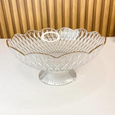 Imagem de Fruteira de Mesa 2 Andares Ferro e Bambu para Café da Manhã Multiuso de Metal Preto Cesto Organizdor(AURORA 26CM)