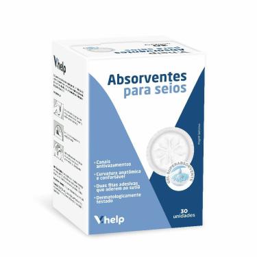 Imagem de Absorventes Para Seios V.Help 30 Unidades