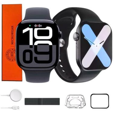 Imagem de Smartwatch Feminino Masculino W10 Mini Pro 42mm 1GB Amoled Gps - 01Sma