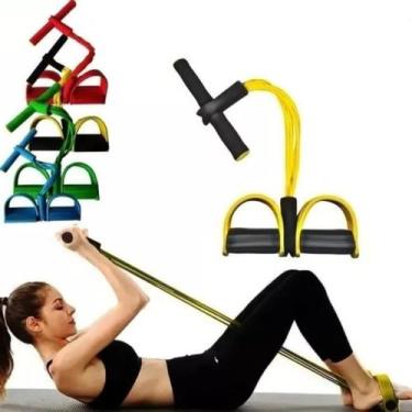 Imagem de Elástico Para Fazer Exercícios Alongamentos E Fisioterapia - Comercial