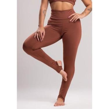 Imagem de Calça Legging Pezinho Cintura Alta Suplex Fitness Academia Mvb Modas-Feminino