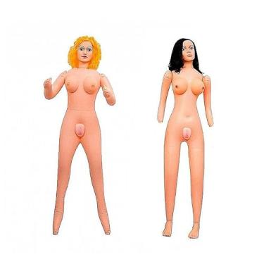 Imagem de Boneca Inflável Realística, PVC, 150 cm de Altura, com Vagina e Ânus em Silicone Cirurgico, Acompanha Bomba para Inflar
