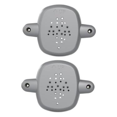 Imagem de IEUDNS 2x Adaptador de Portão Retrátil para Animais de Estimação, Kit de Base para Portão de Escada, Cerca para Filhotes E Gatinhos, Substituição de Equipame, Cinza