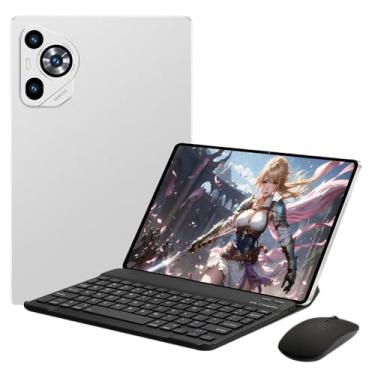 Imagem de Tablet P70 Pro,Tela Imersiva de 10.1',8GB RAM,256GB ROM, Câmera Traseira 32MP, Câmera frontal de 16MP, Wifi, GPS,Android 13, 5G, 8800mAh Bateria (Prata)