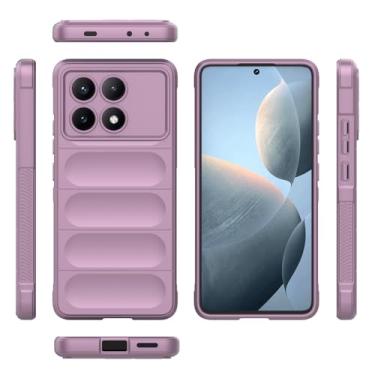 Imagem de Elubugod Capa compatível com Xiaomi Poco X6 Pro 5G, TPU para celular macio compatível com Xiaomi Redmi K70E 5G 2311DRK48C 2311DRK48G 2311DRK48I capa roxa
