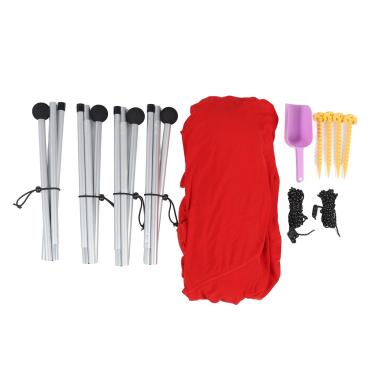 Imagem de Generic Praia de Sombra Ao Ar Livre, Emergente de Copo de Praia Upf50 para Pescar (Vermelho)