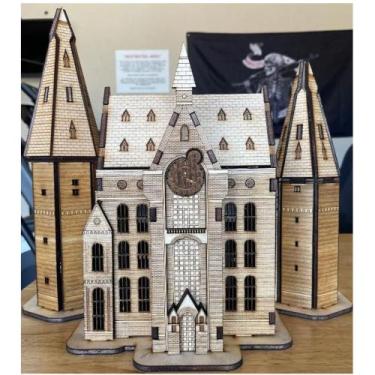 Imagem de Mini Torre do Relógio Harry Potter Quebra-cabeça Mdf - KM ARTY