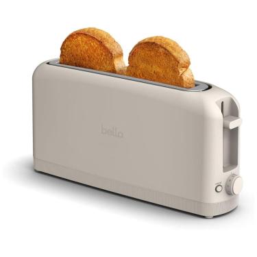 Imagem de Torradeira Bella Slim 2 Fatias, 6 Configurações de Tostagem com Botões de Reaquecer e Cancelar, Bandeja Removível, 900 W, 25 cm.