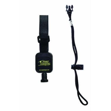 Imagem de Gear Keeper Cordão retrátil de baixo perfil RT5-5601 Hard Hat com limite de peso de 510 g - Suporte para colete com espectro de 30 cm / extensão de linha de nylon em conformidade com ANSI/ISEA 121