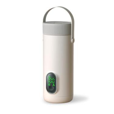 Imagem de VBESTLIFE Viagem Mini Chaleira Portátil Elétrica, Aço Inoxidável 350 Ml, Pequena Caldeira de água Quente Com Retenção de Temperatura de 12 Horas, Fervura Rápida