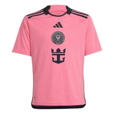 Imagem de CAMISETA M/C INTER MIAMI I 24/25 IP6022 - ROSA CLARO/PRETO 9/10A-Unissex
