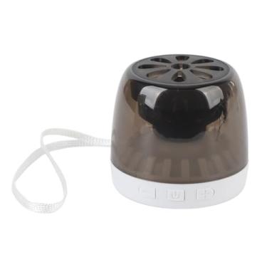 Imagem de Zopsc F6 Alto -falante Bluetooth Magnético Com Suporte de Telefone - Alto -falante Transparente Portátil RGB - Alto -falante Sem Fio 5W para Carro, Geladeira e Ciclismo (Branco)