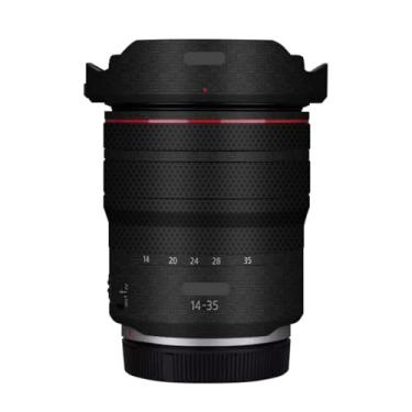 Imagem de RF 14-35 4 Adesivo de lente de câmera para Canon RF 14-35 mm F4 Macro Coat Wraps Película Protetor de Vinil Decalque Skin (Armor Fiber Black)
